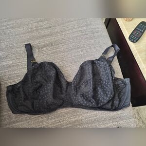 Freya Wireless Black Lace Bra 38J